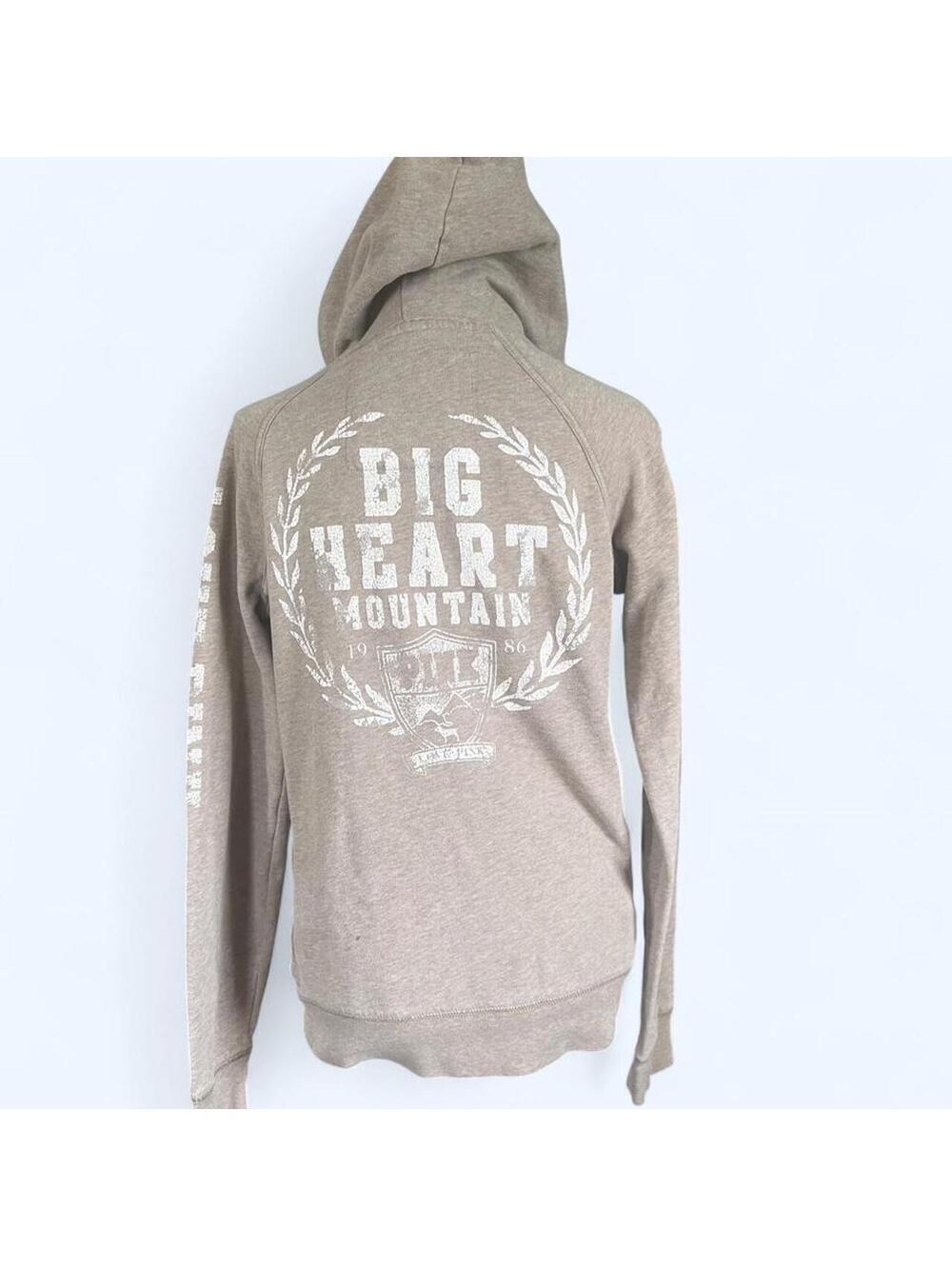 Vintage Y2K Victoria’s Secret PINK Big Heart Mountain Hoodie Size Small - Picture 4 of 6